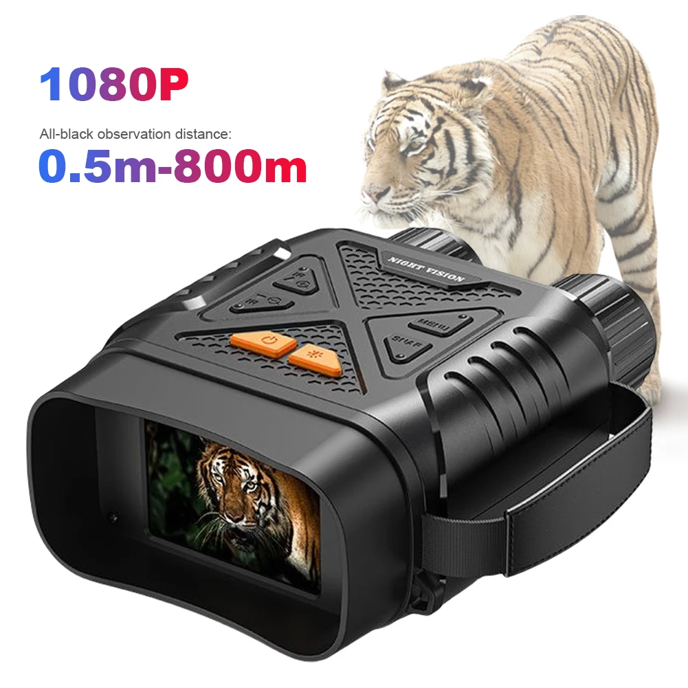 HD 1080P Digital Night Vision Goggles 2.8inch Screen Infrared Binoculars 2000mAh Rechargeable Battery for Outdoor Camping Travel