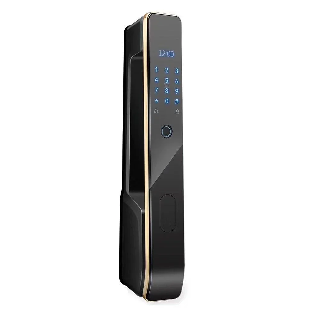 High Security Fingerprint Keypad Smart Door Lock Unlock With Code, Card, Fingerprint And Key