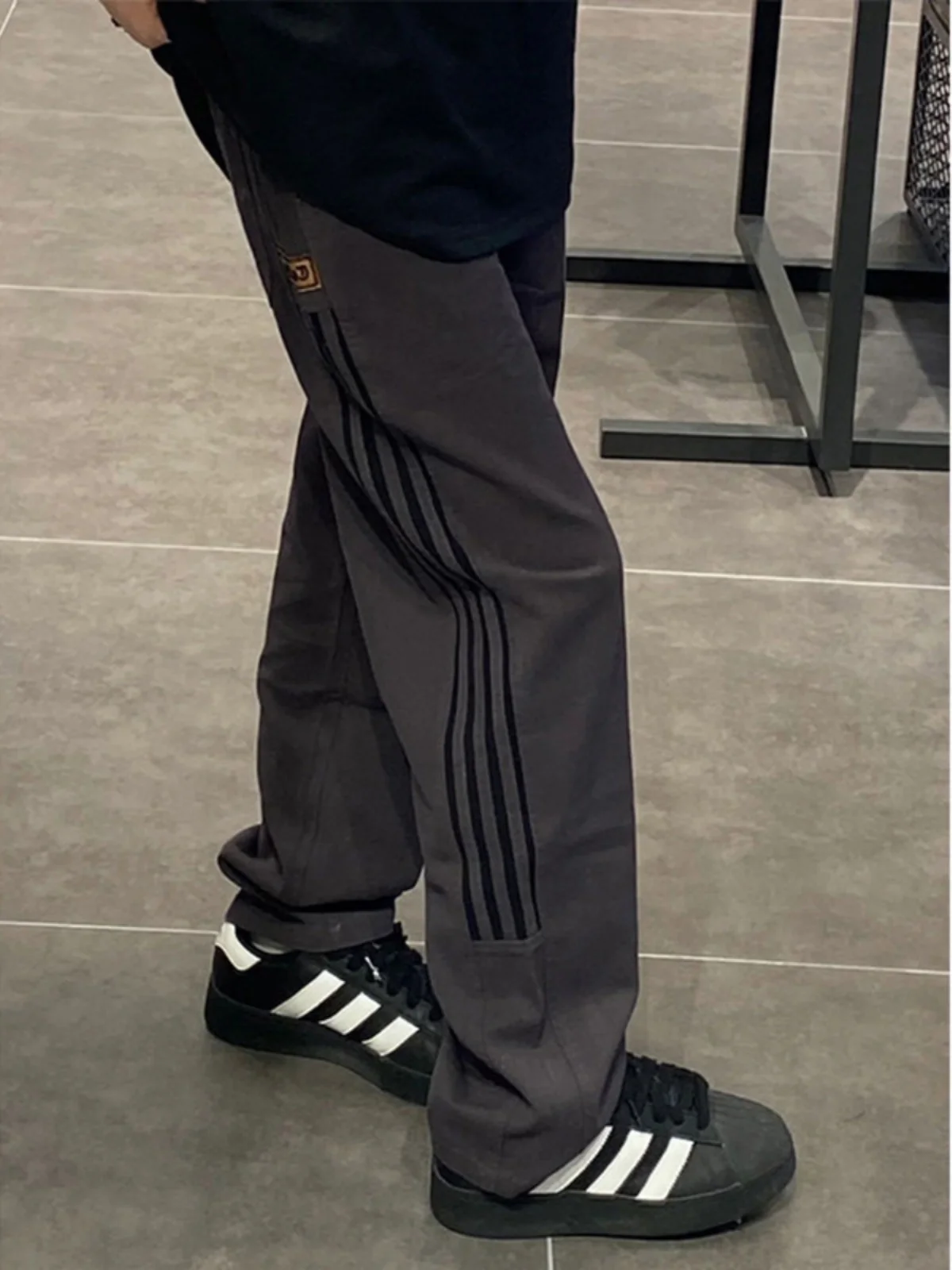 

Men's Summer Thin Qui Dry Military een Workwear Pants Striped Sports orts Straight Leg Casual Trousers Faionable Yout...