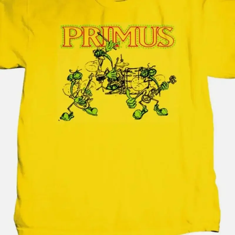 Primus Band Yellow All Size T Shirt
