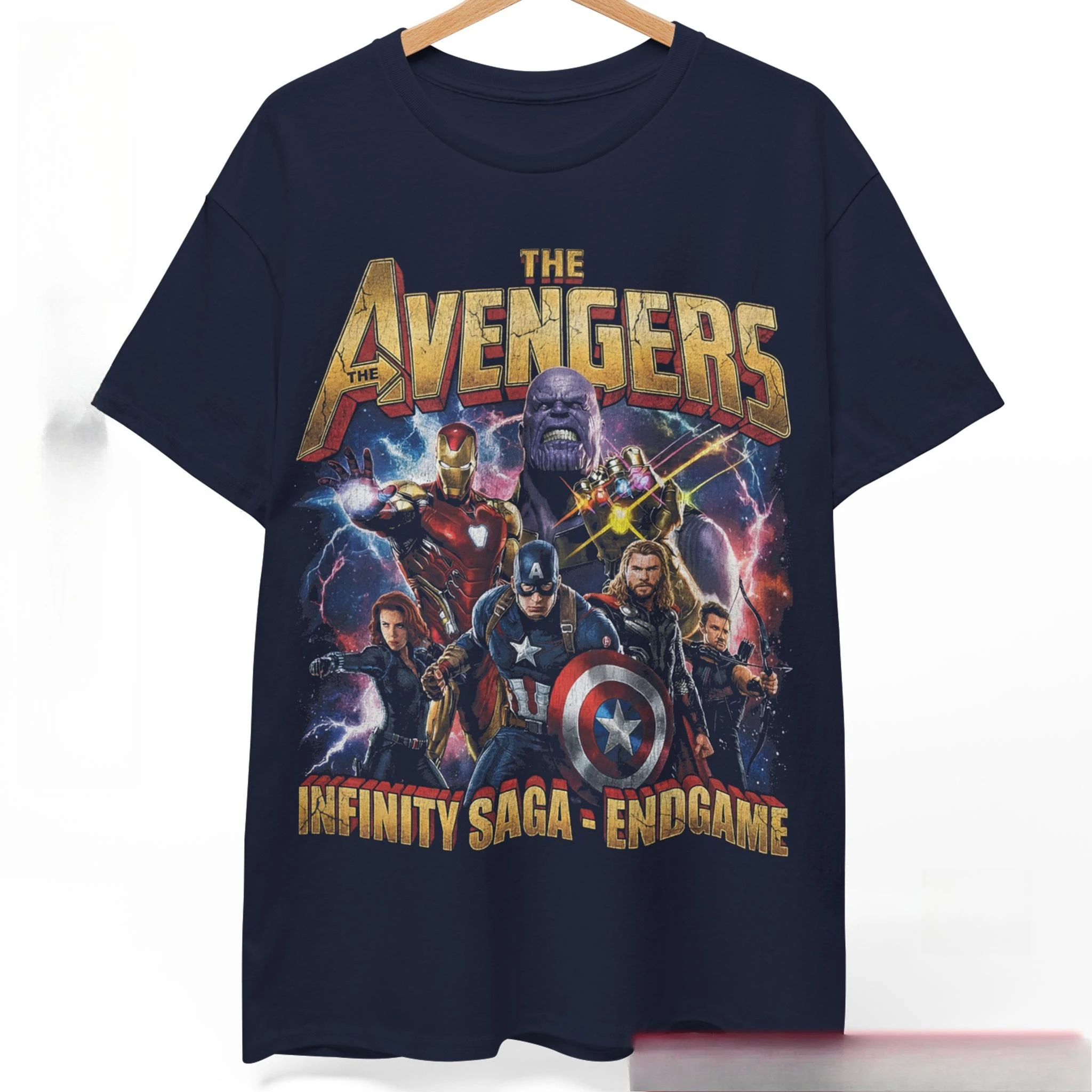 2026 Summer Avengers Pure Cotton T-shirt for Men and Women, Comfortable, Breathable, High-quality Ins Y2k Gym Brand