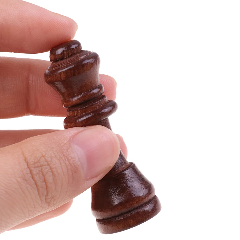 

[SP]32Pcs/Set 2.2 Inch Wooden Chess Pieces International Word Chess Game Chess Piece Entertainment Accessories