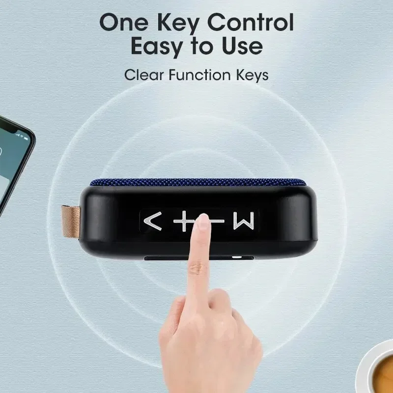 Outdoor Bluetooth Wireless Speaker, Portable Mini Subwoofer, Small Speaker, Home Desktop Mini Audio