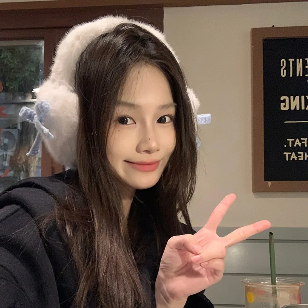 غطاء للأذنين جديد للحماية من البرد سميك للشتاء الدافئ غطاء للأذنين كرتوني لتدفئة الأذن