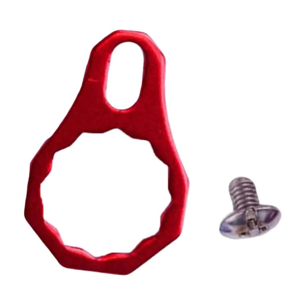 Lightweight Aluminum Baitcasting Reel Locking Plate Wearable Fishing Reel Accessory Nut Lock for Daiwa Left Right Hand