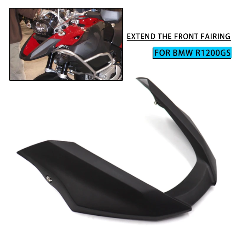 

Lip Extension Front Fairing Mudguard Enlarger Beak Extenda For BMW R 1200 GS R1200 Oil Cooled R1200GS 2008 2009 2010 2011 2012