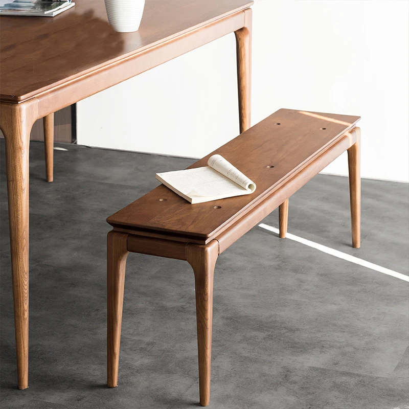 

Nordic all solid wood simple bench bench side frame dining stool ash wood stool