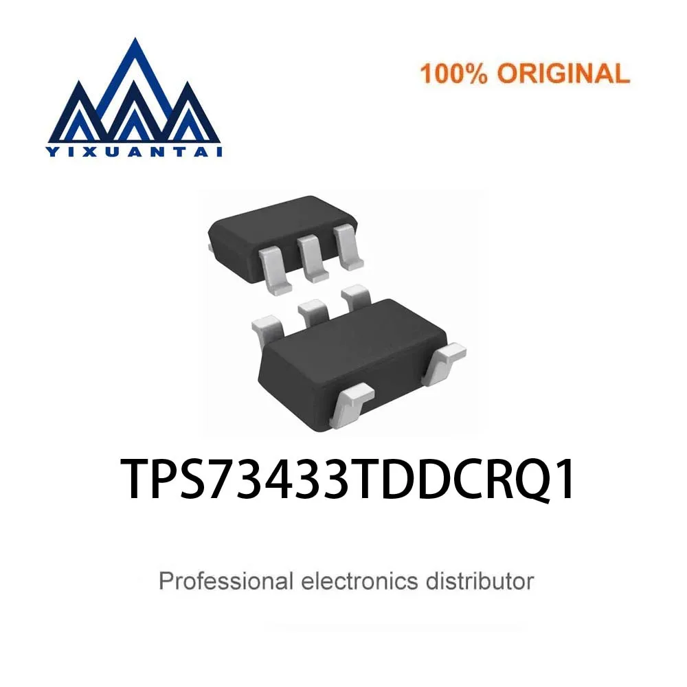 10pcs/Lot  TPS73433TDDCRQ1 TPS73433TDDCR TPS73433TDDC Marking  PXTQ【IC REG LDO 3.3V 0.25A SOT-23-5】New
