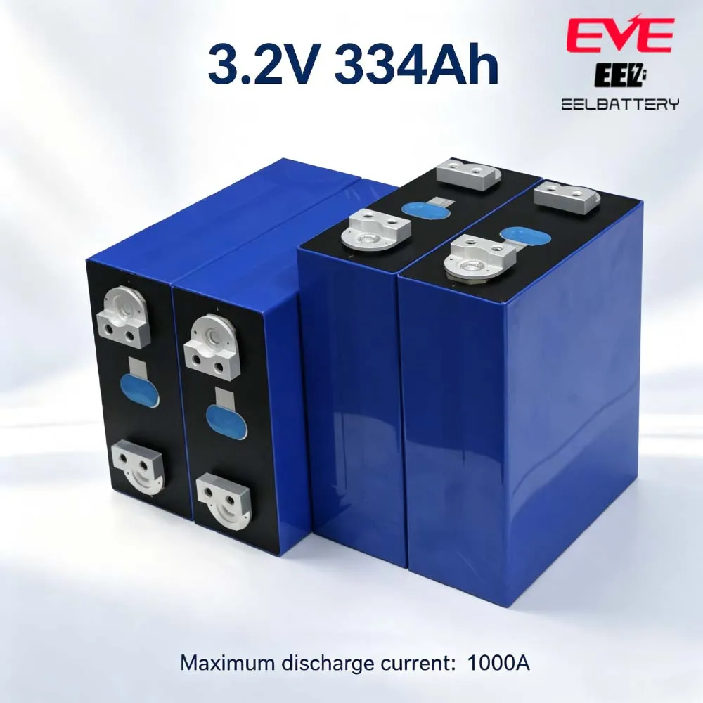 Pre-orden UE: Celda LiFePO4 EVE 3.2V 334Ah LF334, con terminales de doble orificio, Grado A, prismática, nueva, envío DDP LF334