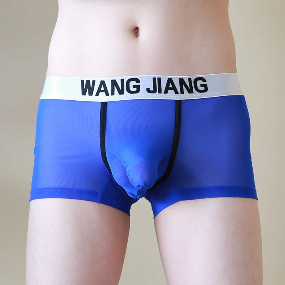 الملابس الداخلية مع غمد القضيب للرجال ملخصات U-الانتفاخ كأس الحقيبة تمتد السروال الرجال Boxershort الذكور الفيل السخبة الرجال سراويل