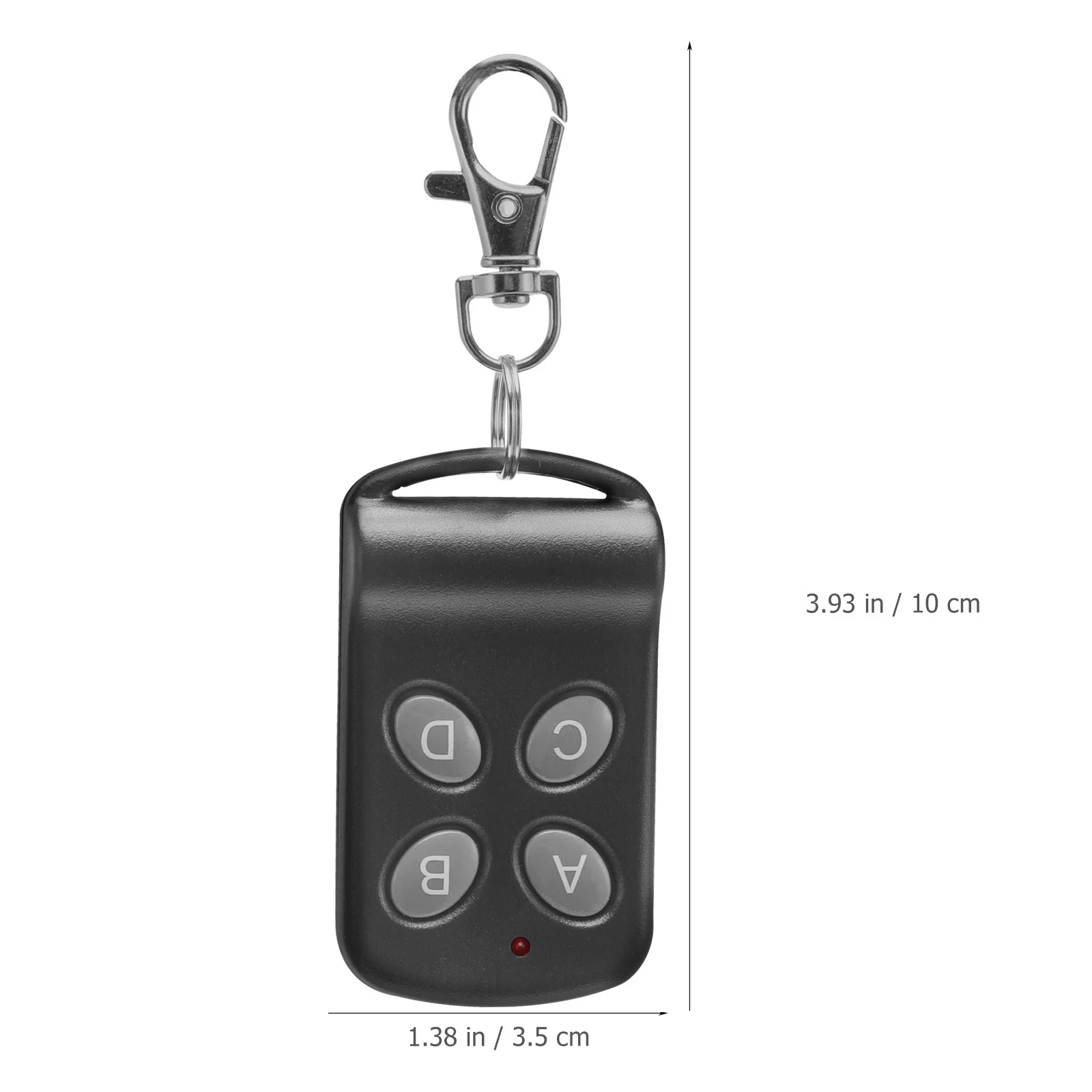 433 Remote Control Electric Door Controller 4-Button Mini Key Chain Fob Mhz Batteries Learning Code