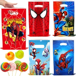 Spiderman Party Supplies Tableware Lots Candy Bags For Kids Birthday Party Decoration Boys and Girls Baby Shower Spider Hero