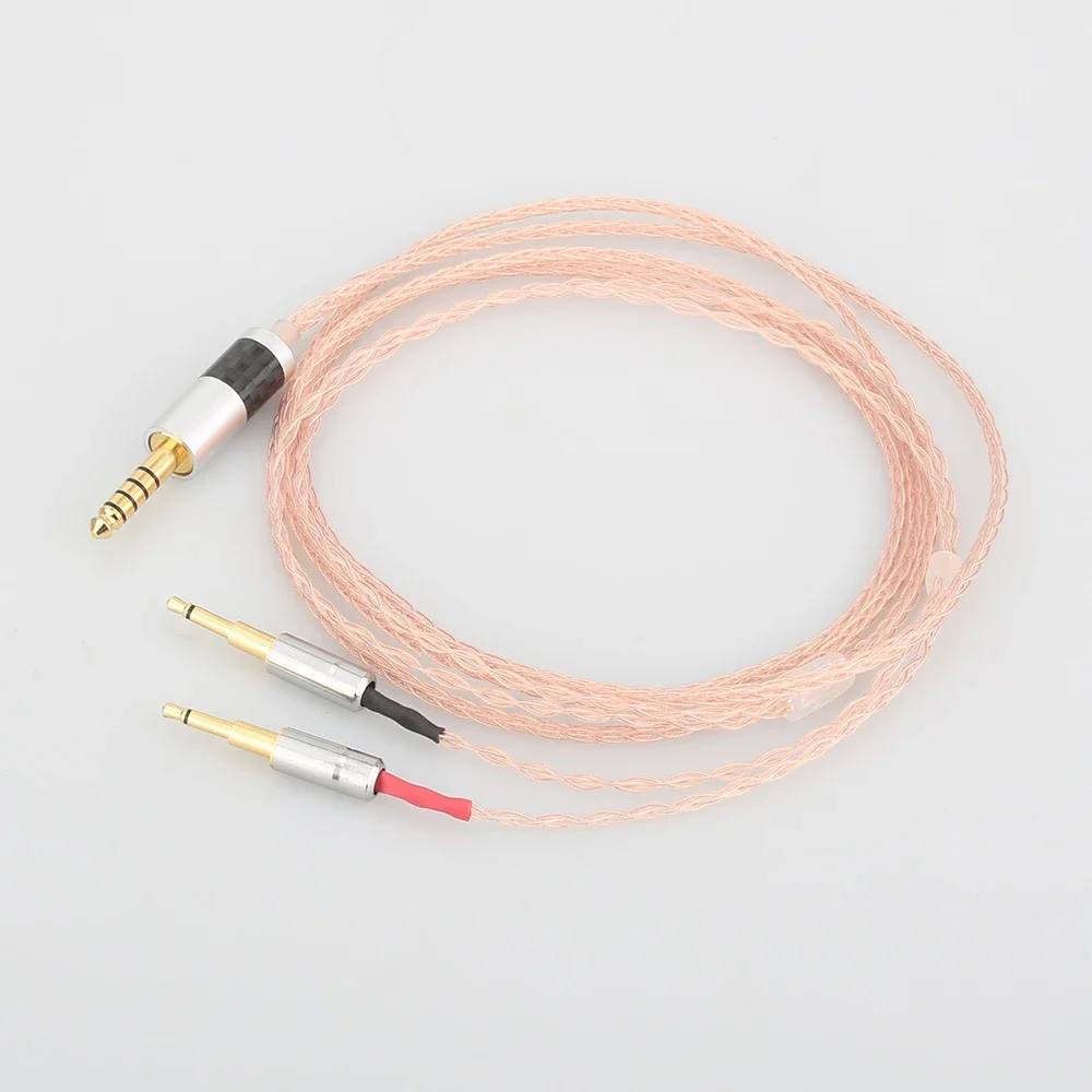 Kabel ditingkatkan, Headphone tembaga tunggal seimbang 2.5/3.5/4.4/XLR untuk OPPO PM-1 PM-2 HE1000 400S 560