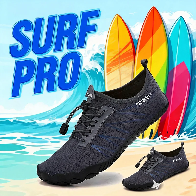 

Для женщин и мужчин босиком обувь для воды противоскользящая быстросохнущая уличная пляжная обувь для плавания вверх по течению кроссовки унисекс