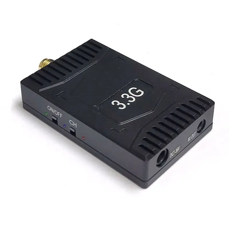 YSUN-For FPV Video Transmitter 3.3G 4W VTX 8CH 4000Mw Module 3.3Ghz VRX Receiver Kit For FPV Long Range Racing Drone Racer