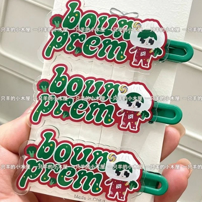 

Таиланд CP Bounprem Косплей Головные уборы Kawaii Letter Broccoli Сплав Акриловая заколка для волос Женские аксессуары для волос Ювелирные изделия Подарок