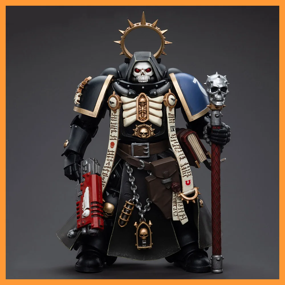 In Stock JOYTOY JT5567 1/18 Warhammer 40K Ultramarines Primaris Chaplain Brother Varus 12.1cm Action Figure Body Model