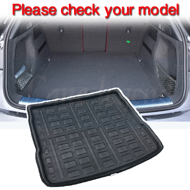 Tailored Boot Cargo Liner Tray For Audi Q5 SQ5 FY MK2 2018 2019 2020 2021 2022 Trunk Floor Mat Liner Carpet Waterproof Anti-slip