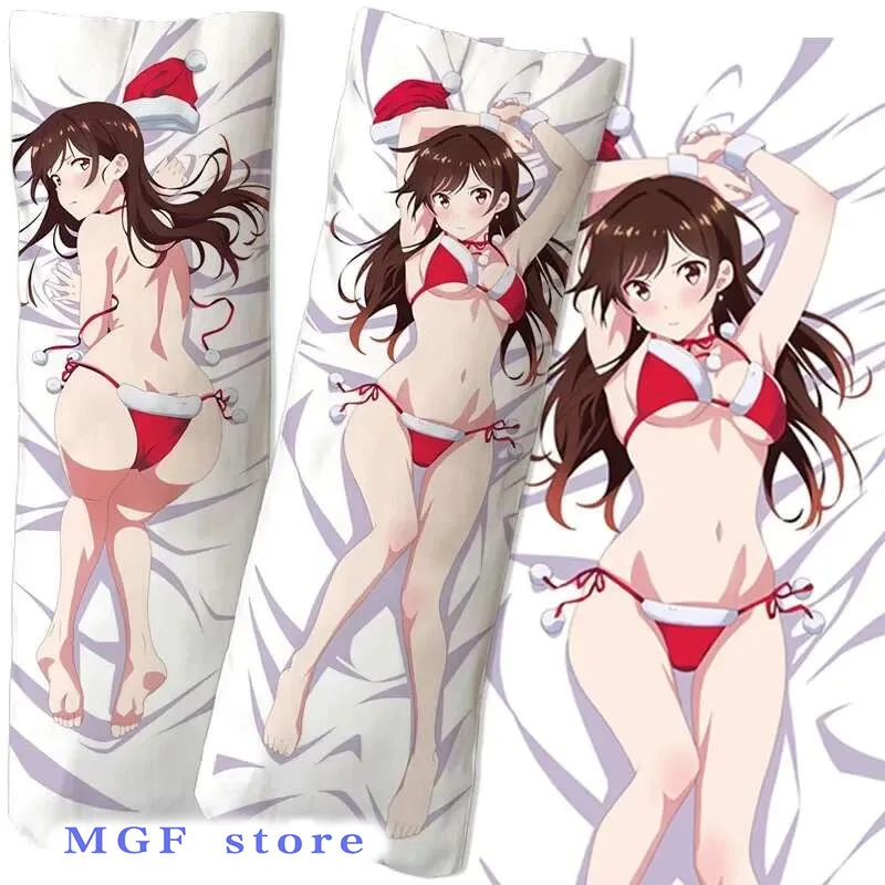 

Anime Rental Girlfriend Equal Body Hug Pillow Double Sided 3D 50*160cm Printing Bedding Customizable Sexy Gift Pillowcase