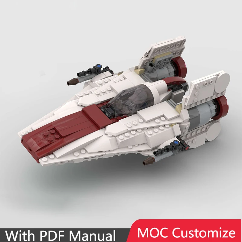 

Лидер продаж, 366 шт., MOC, космический корабль, самолет-истребитель, модель здания, головоломка на заказ, технология, креативная сборка, продвинутые рождественские подарки