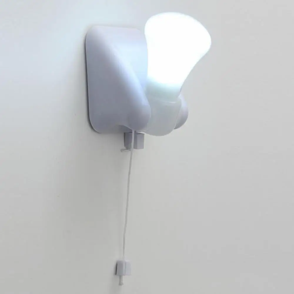 New Night Light Stick Up LED Cabinet Closet Mini Bulb Lamp Self Adhesive Wall Mount