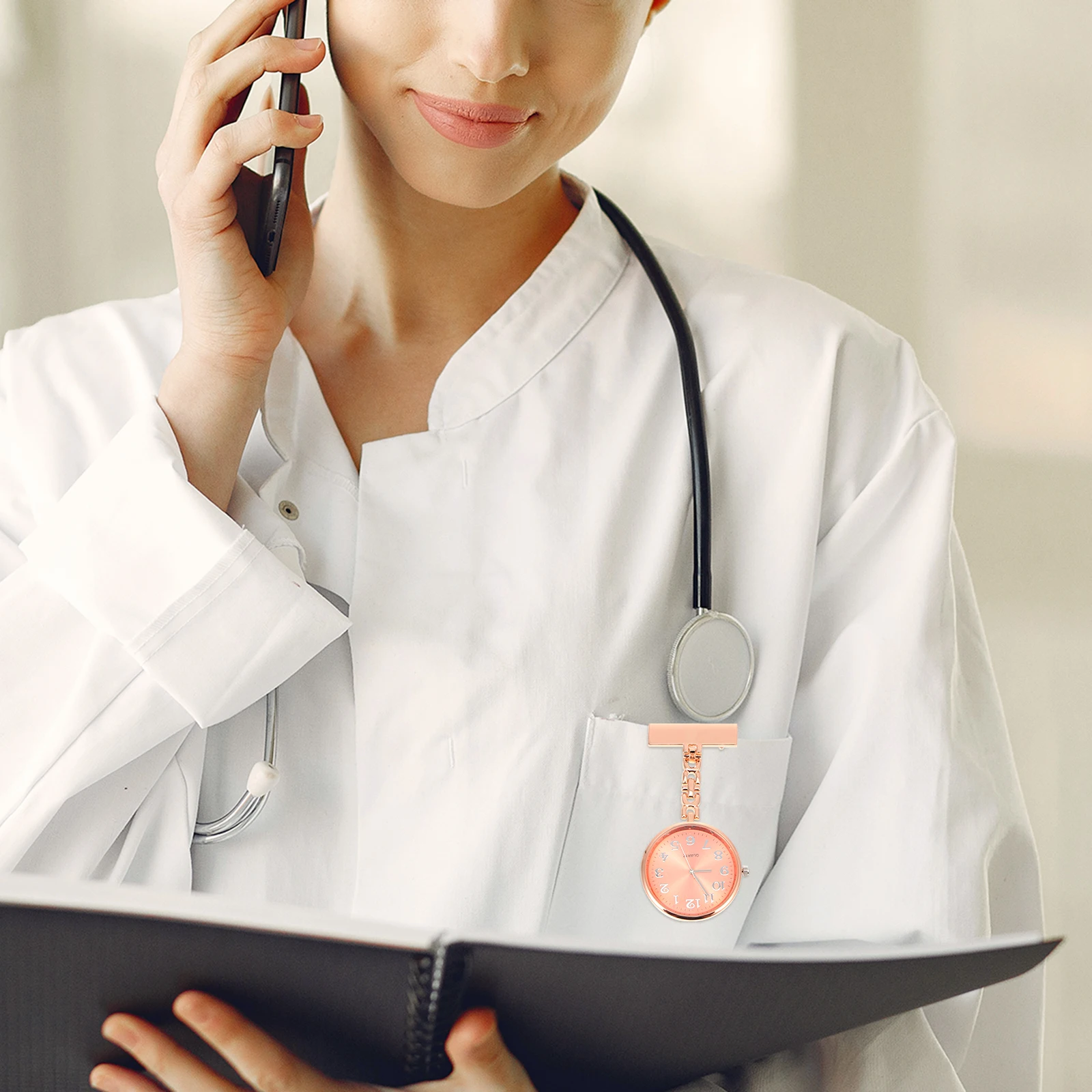 

Quartz Pocket Watch Nurse Hanging Pendant Locket Doctor Waterproof Timepiece Gift Clinic Staff Watches Accessories