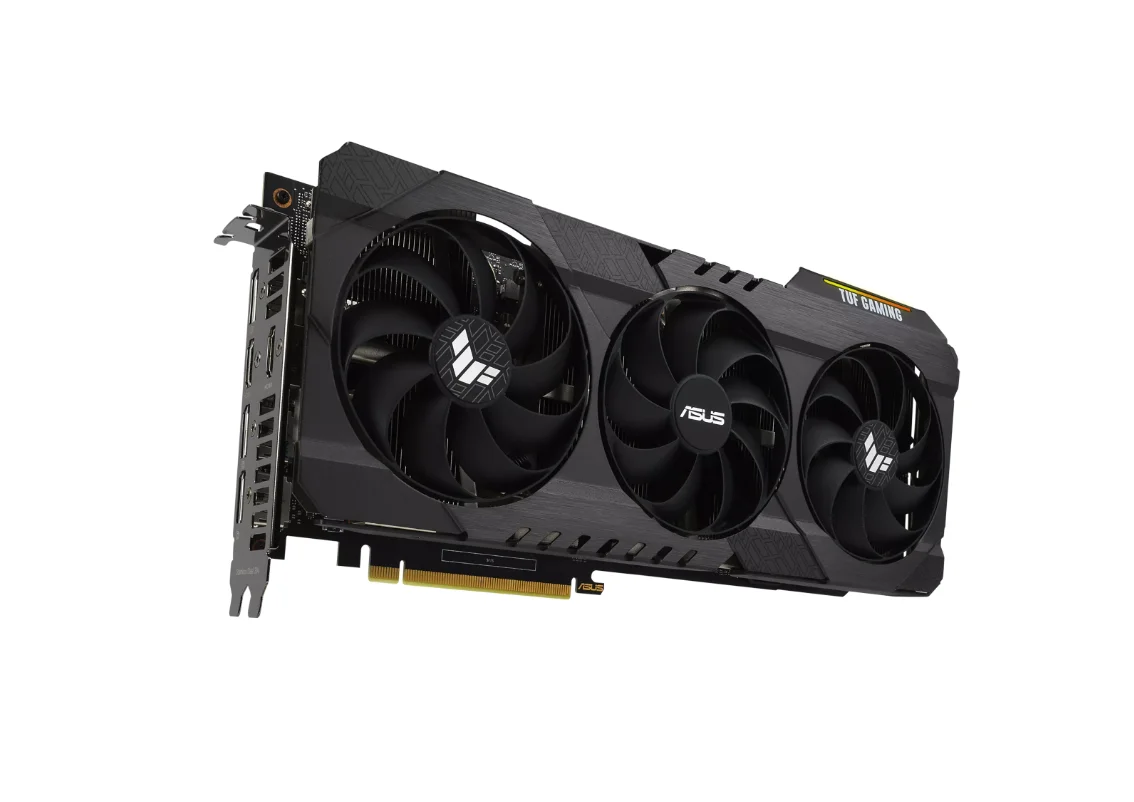 ASUS rtx 3060 GPU TUF RTX 3060TI 08G GAMING V2 8GB GDDR6 256bit بطاقة الرسومات دعم PCI-E 4.0 HDMID DP 8-pin الثلاثي المشجعين #2