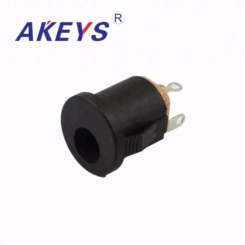 10 PCS DC-022A 5.5-2.1 round DC power jack for laptops DC plug PCB Mount DC jack with screw nut