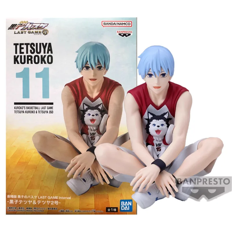 بانداي 15 سنتيمتر الأصلي TETSUYA KUROKO 11 أنيمي نموذج اللعب عمل الشكل الهدايا تحصيل الأولاد الحلي