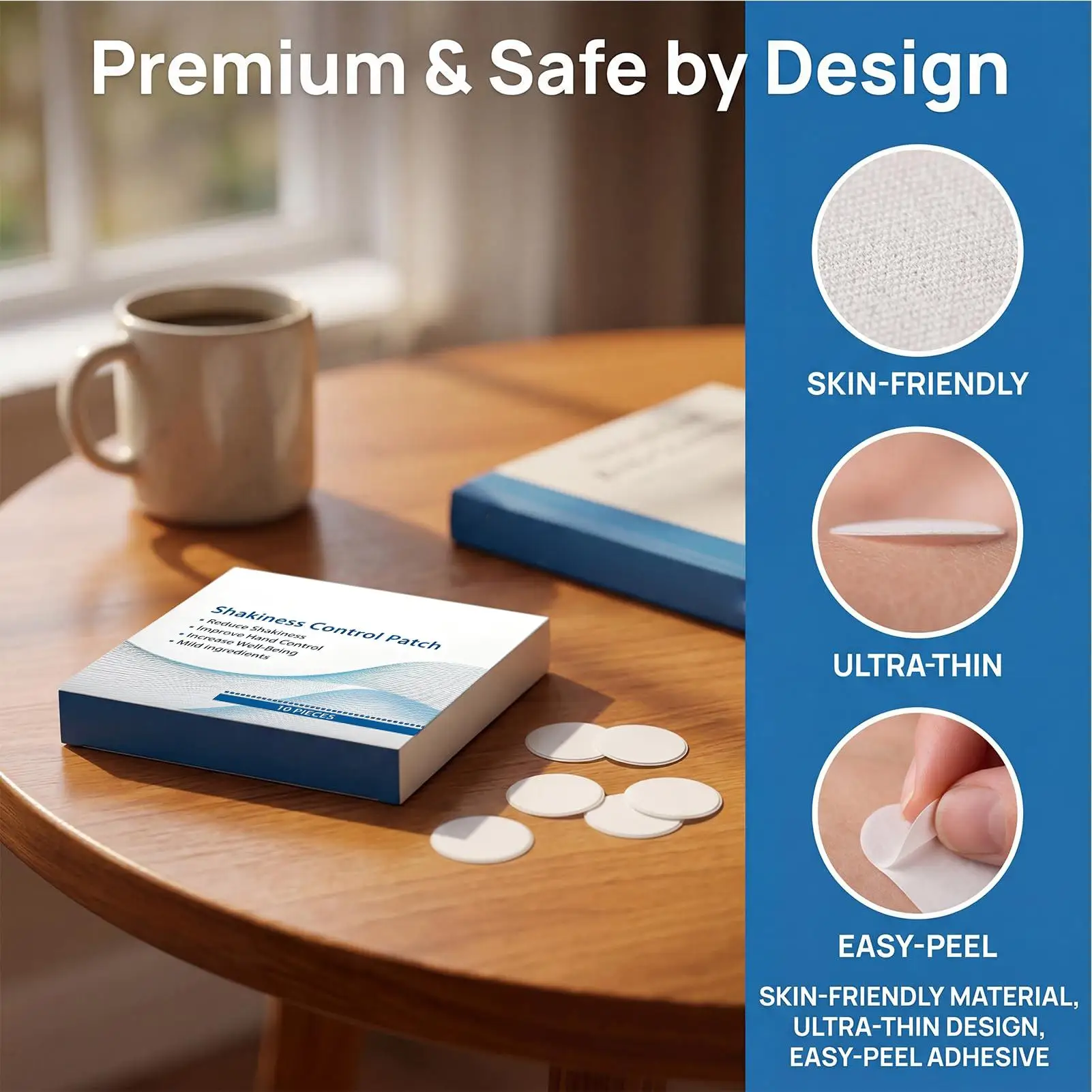 Hand Support Care Patches Lightweight Breathable Skin-Friendly Wrist Patch for Writing Dining Working Portable Hand Self Care