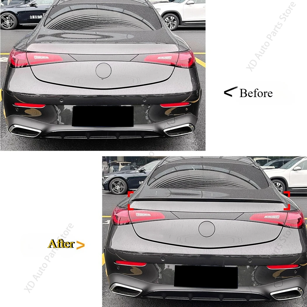 Rear Trunk Roof Spoiler For Mercedes-Benz CLE C236 Coupe CLE260 CLE53 CLE300 CLE450 2024+ Tail Wing Body Kits Trunk Exterior Lip