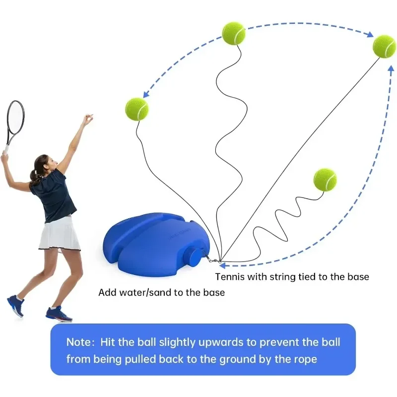 ennis Training Ball Tennis Trainer Professional Training Primary Tool Exercise Self Study Rebound Ball Indoor Tennis Exercise