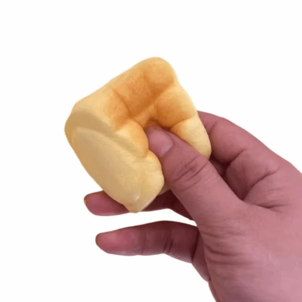 Release Hand Soft Bread Squeeze Toy Sensory Stretch 9-Grid Bread Squishy Toy Elastic Relax Gift Slow Rebound Vent Toy Kids Toy