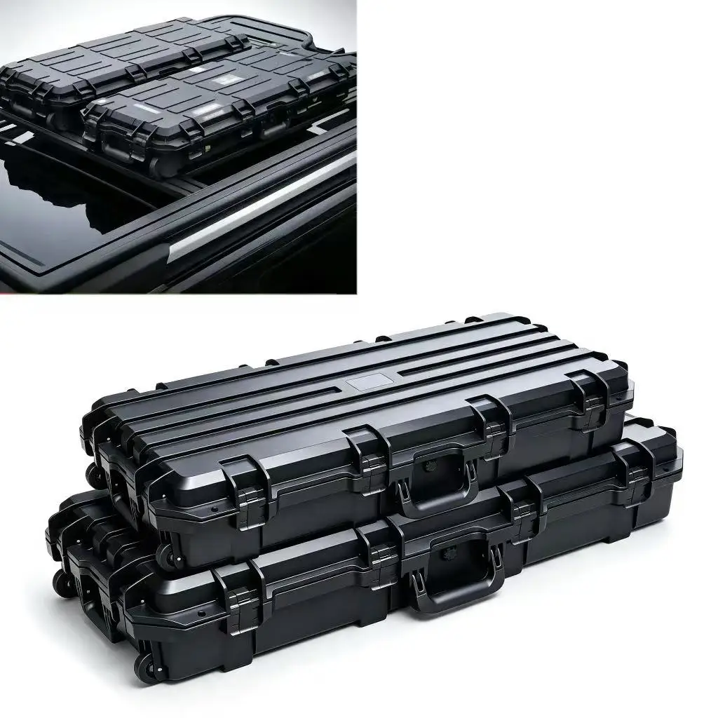 Dual Side Opening 105L Large Capacity Car Roof Boxes Dustproof Pressure Resistant Box For Offroad Expedition