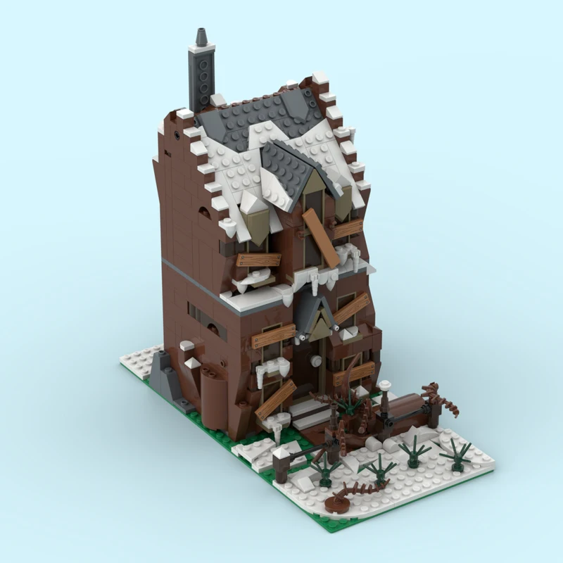 

846pcs MOC Modular Abandoned House Modular Buildings Building Blocks Christmas Gift Inspires Unlimited Creativity Building Set