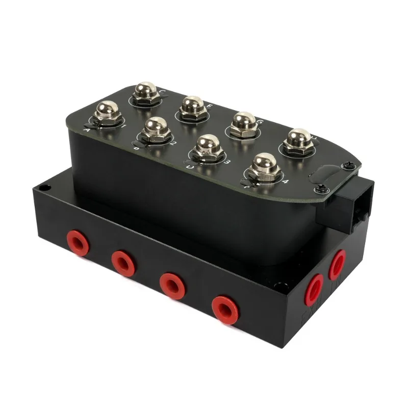 Air Suspension Control Solenoid Valve, 1/4 NPT Air Distribution Valve for Vehicle Pneumatic Shock System Replacement