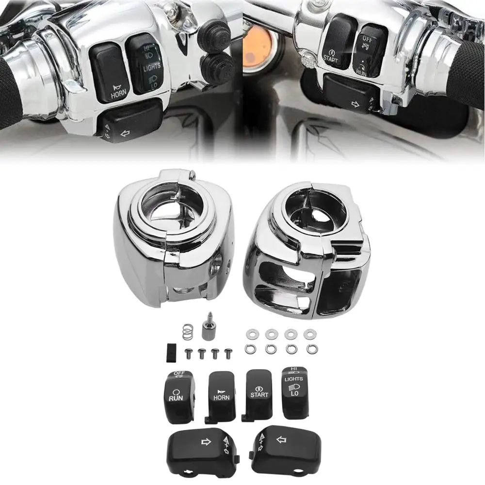 

Высококачественный корпус переключателя на боковую часть велосипеда, левый/правый, подходит для Harley-Davidson Sportster Dyna Softail 2012-2020, новый, из алюминиевого сплава.