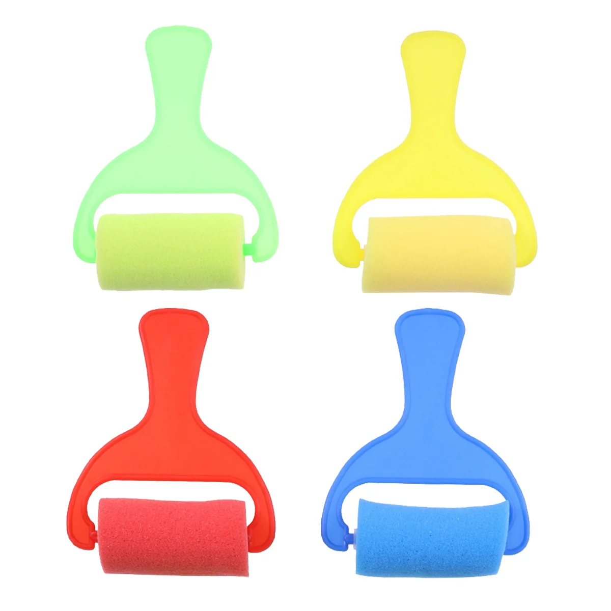 

8Pcs Sponge Painting Tools for Kids Washable Brayers Creative Art Supplies for Drawing Graffiti School Projects Fun DIY