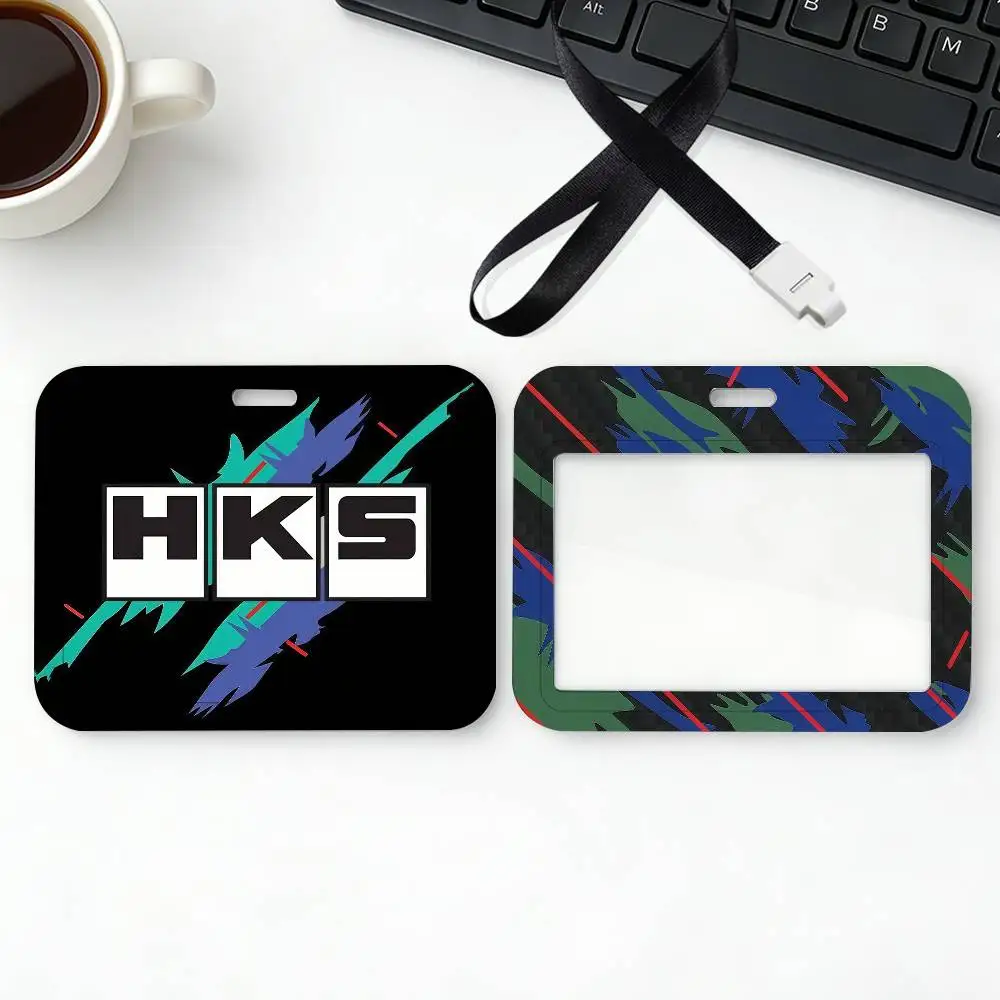 

Модный картхолдер с принтом H-HKS для студентов, с ремешком, для рабочих пропусков, проездных и ID-карт, подарок