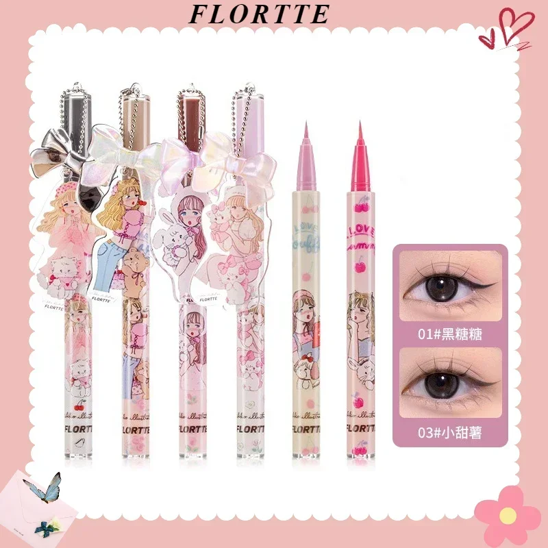 FLORTTE Flower Loria MIKKO Joint Color Waterproof Eyeliner Liquid Eyeliner Pen Makeup