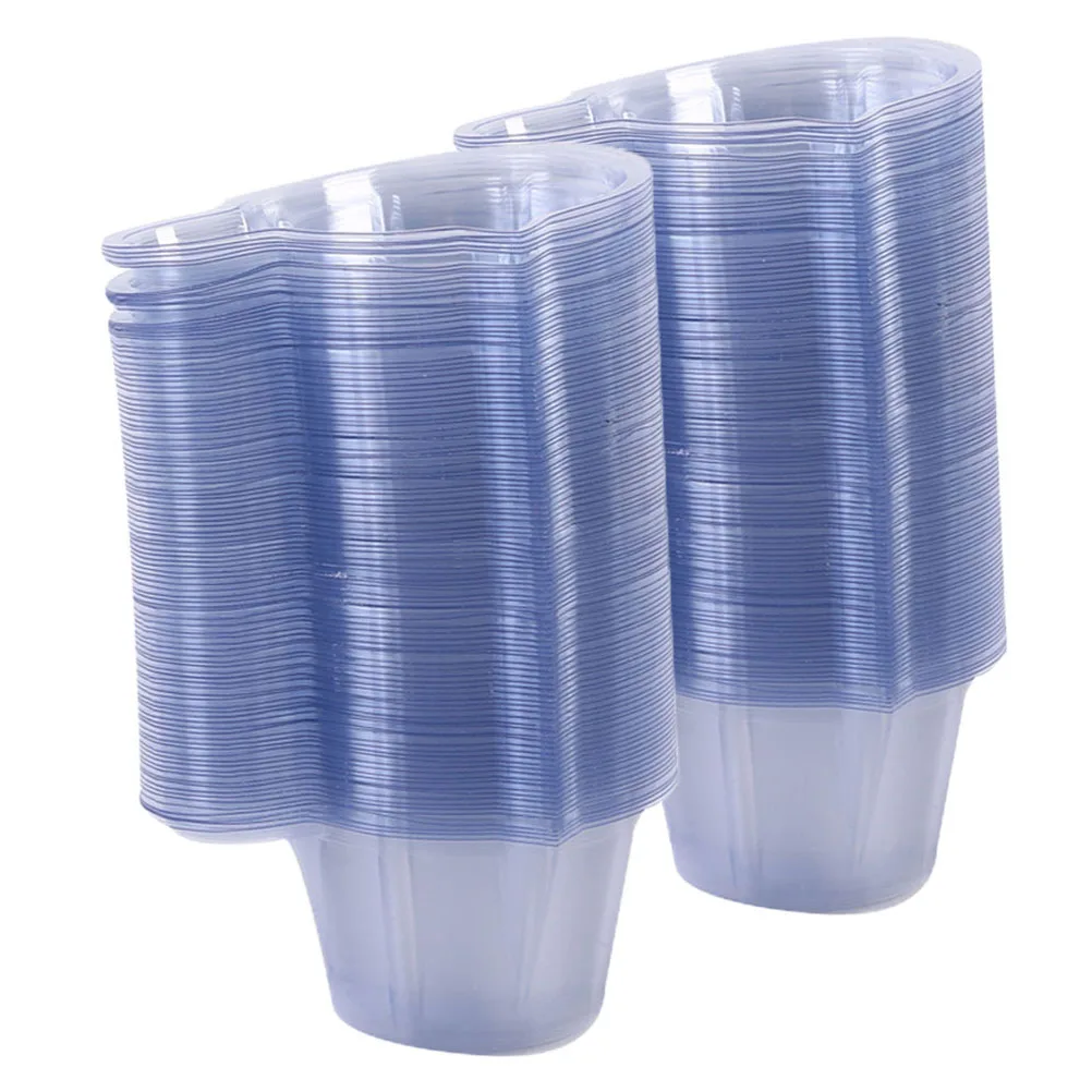 

200Pcs Urine Specimen Cups Disposable Sturdy Plastic Sample Containers Stackable Medical Liquid Collection Cups