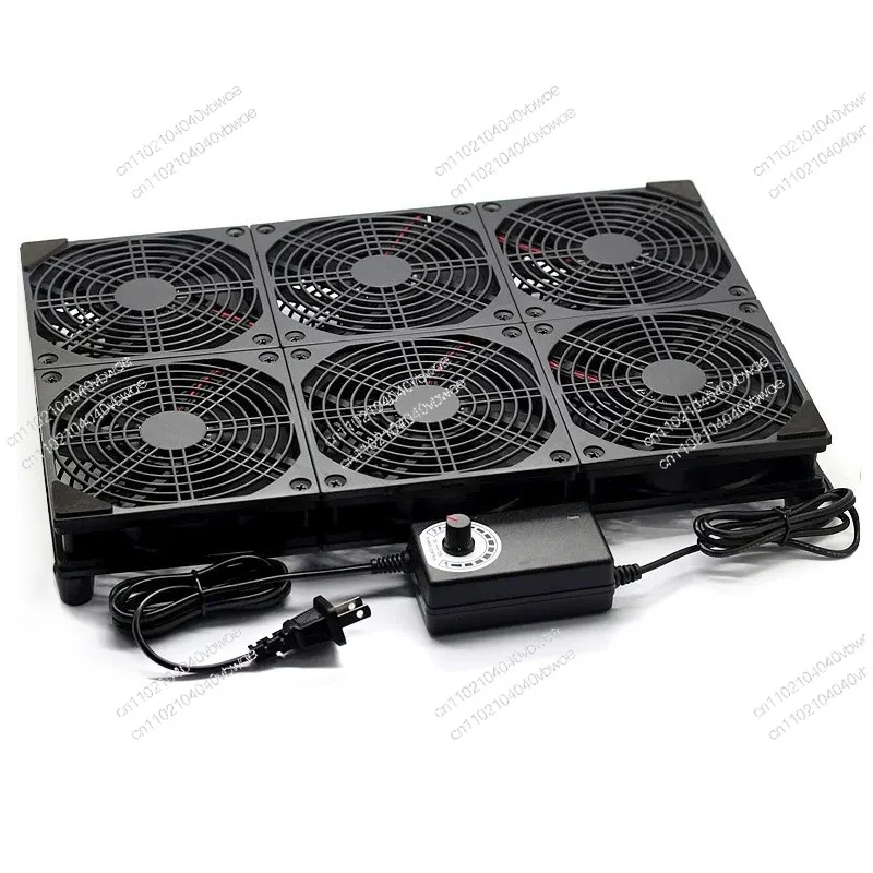 GT/RT-AC5300 router optical modem set-top box heat sink at 2700 RPM, six fans + speed controller