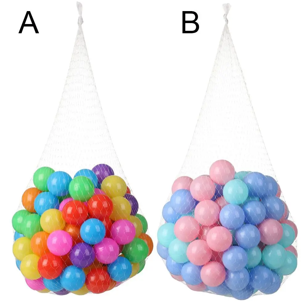 Pelota de deporte al aire libre para niños y bebés, juguete colorido y suave para piscina de agua, pelota de ola oceánica, globos de aire antiestrés ecológicos, 100 piezas