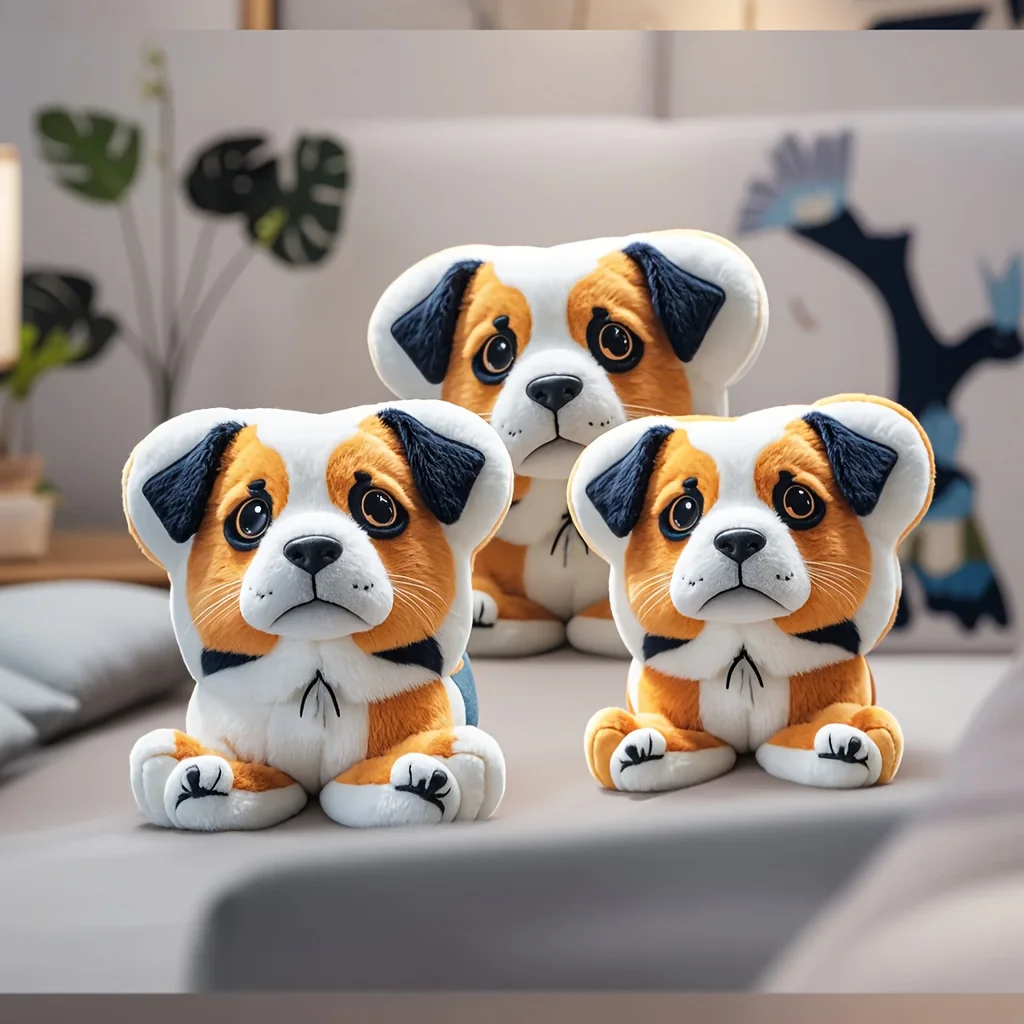 pet pillow with a soft and elastic short plush material, and use double-sided 3D printing technology to make the pattern incredi