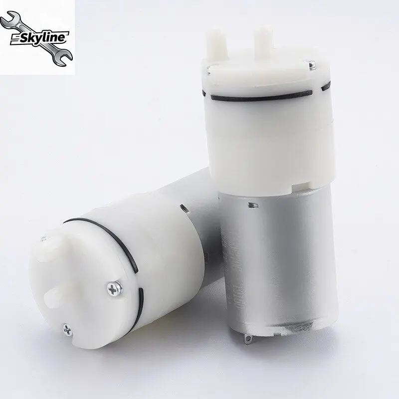 370 oxygen pump vacuum pump 6V portable oxygenation aquarium fish tank oxygen double hole micro air pump DIY