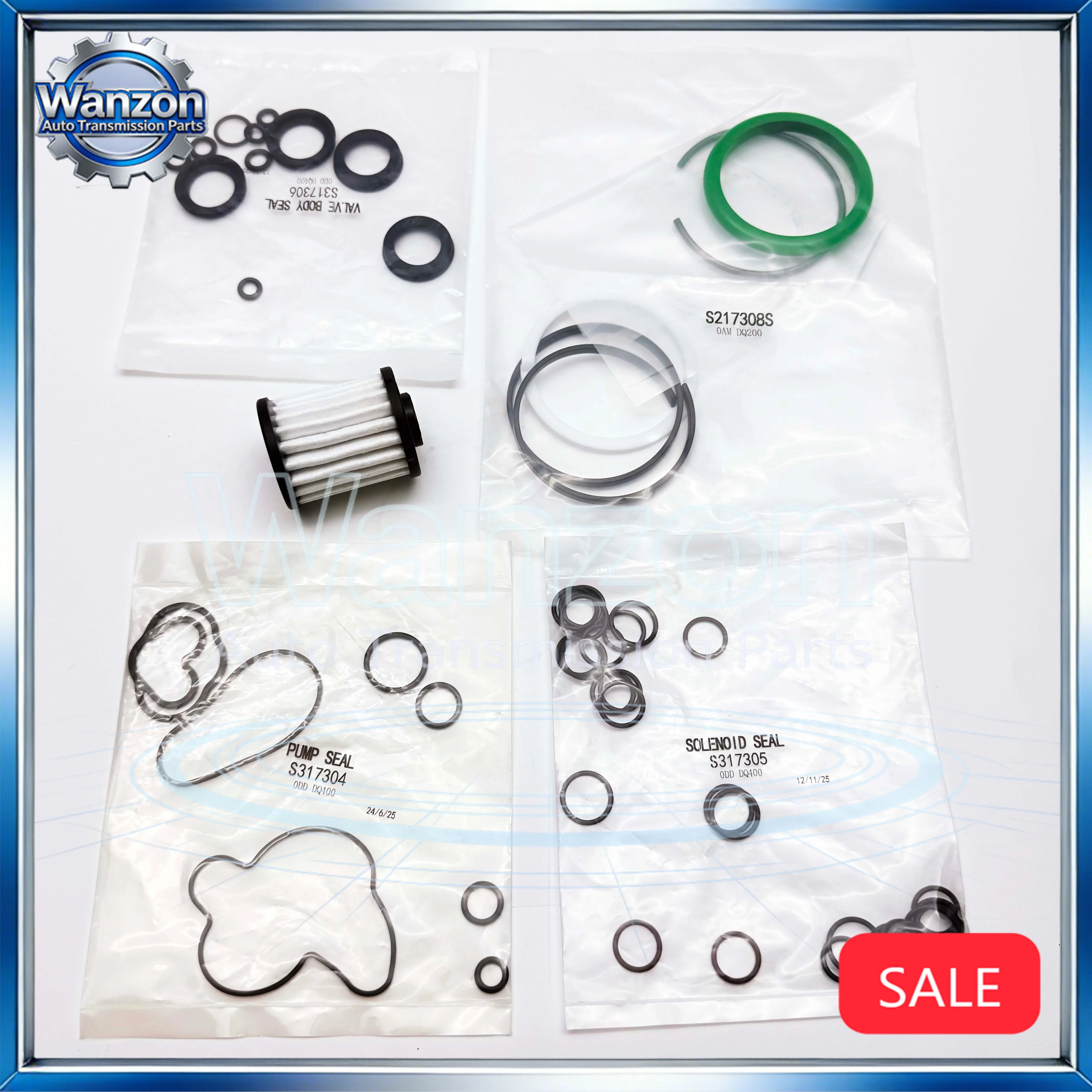 Original 0DD DQ400 Oil filter Oil Pan Valve Body Overhaul Kit Gasket Solenoid Filter Element Rubber Ring for VW Audi Hybrid