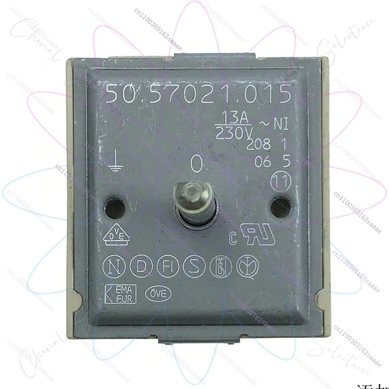 

50.57021.015 EGO Single Energy Regulator Stove/Cooktop Control Switch Electric Range Infinite Switch Compatible 50.57021.010