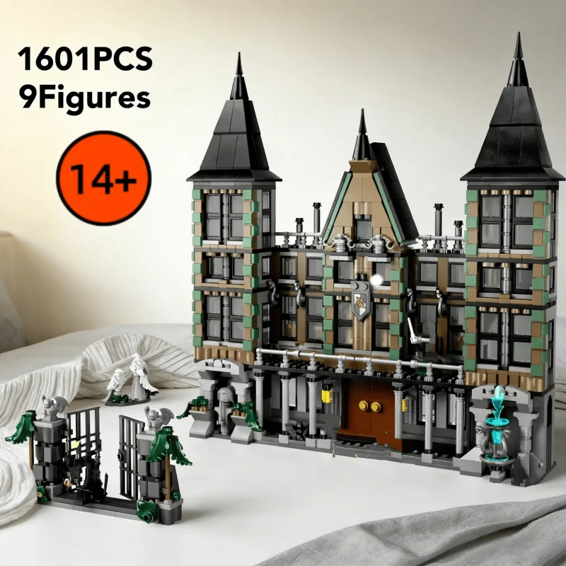 

Набор модульных строительных блоков 1601PCS FIT 76453, модель особняка, декоративные кирпичики, украшение для дома, игрушки для детей и взрослых, подарки на день рождения и праздники