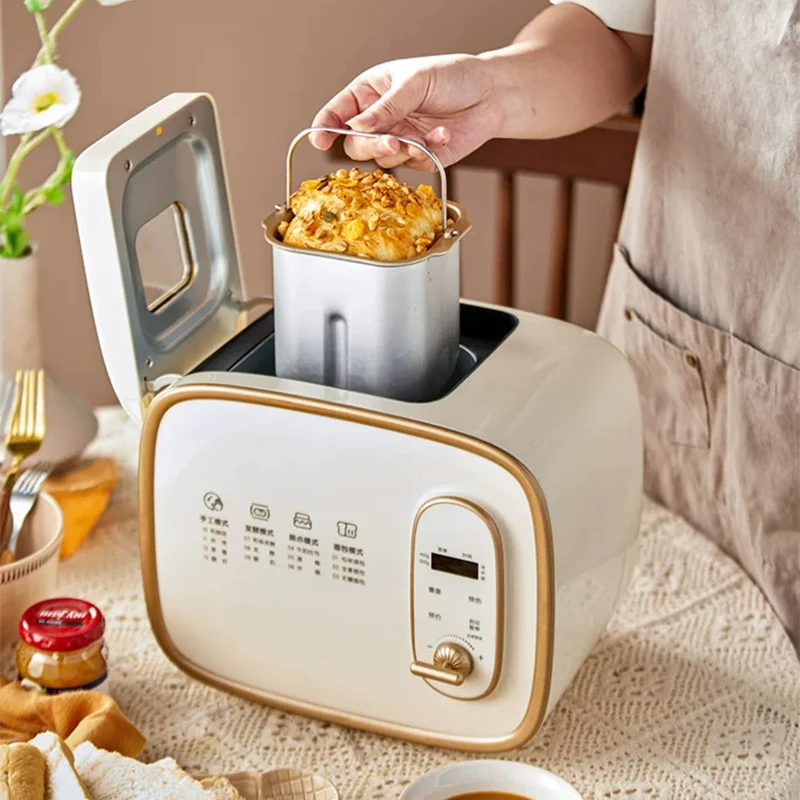 Picture 5: Compact Automatic Home Bread Maker Kneads, Proofs, and Bakes Steamed Buns—Multifunctional Breakfast Machine