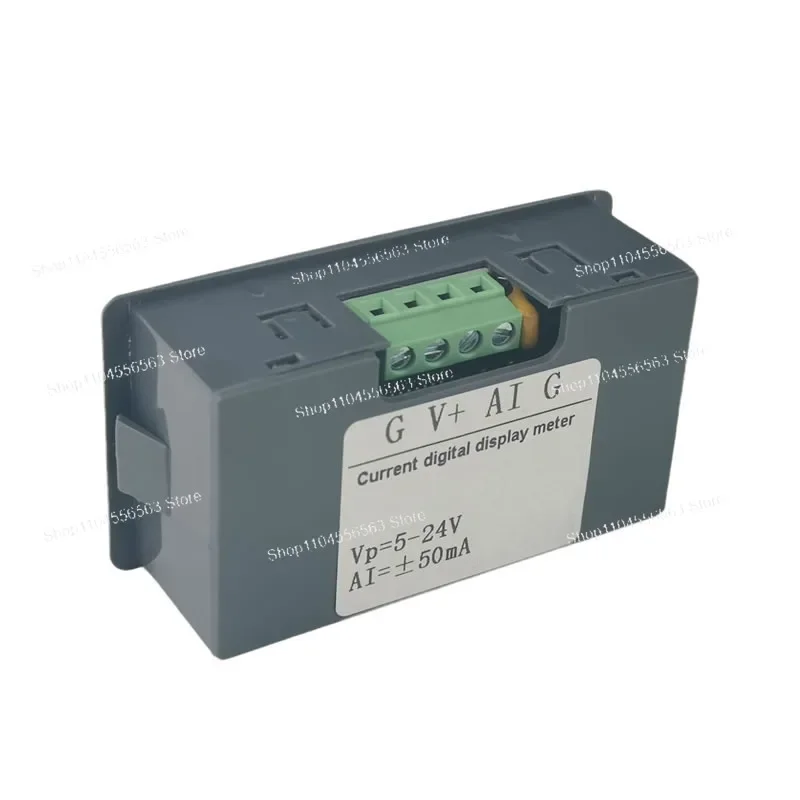 Digital Process Panel Meter, Adjustable 4-20mA 0-10V for PLC Valves & Industrial Automation